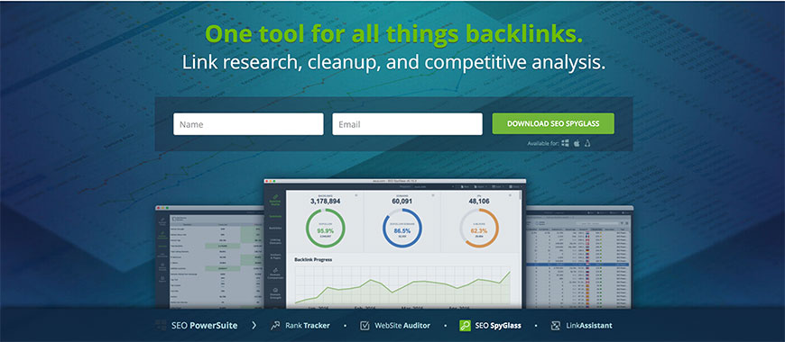 SEO Spyglass Backlink Analysis Tool